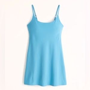 NWT Abercrombie Traveler Exercise Mini Dress Blue XS